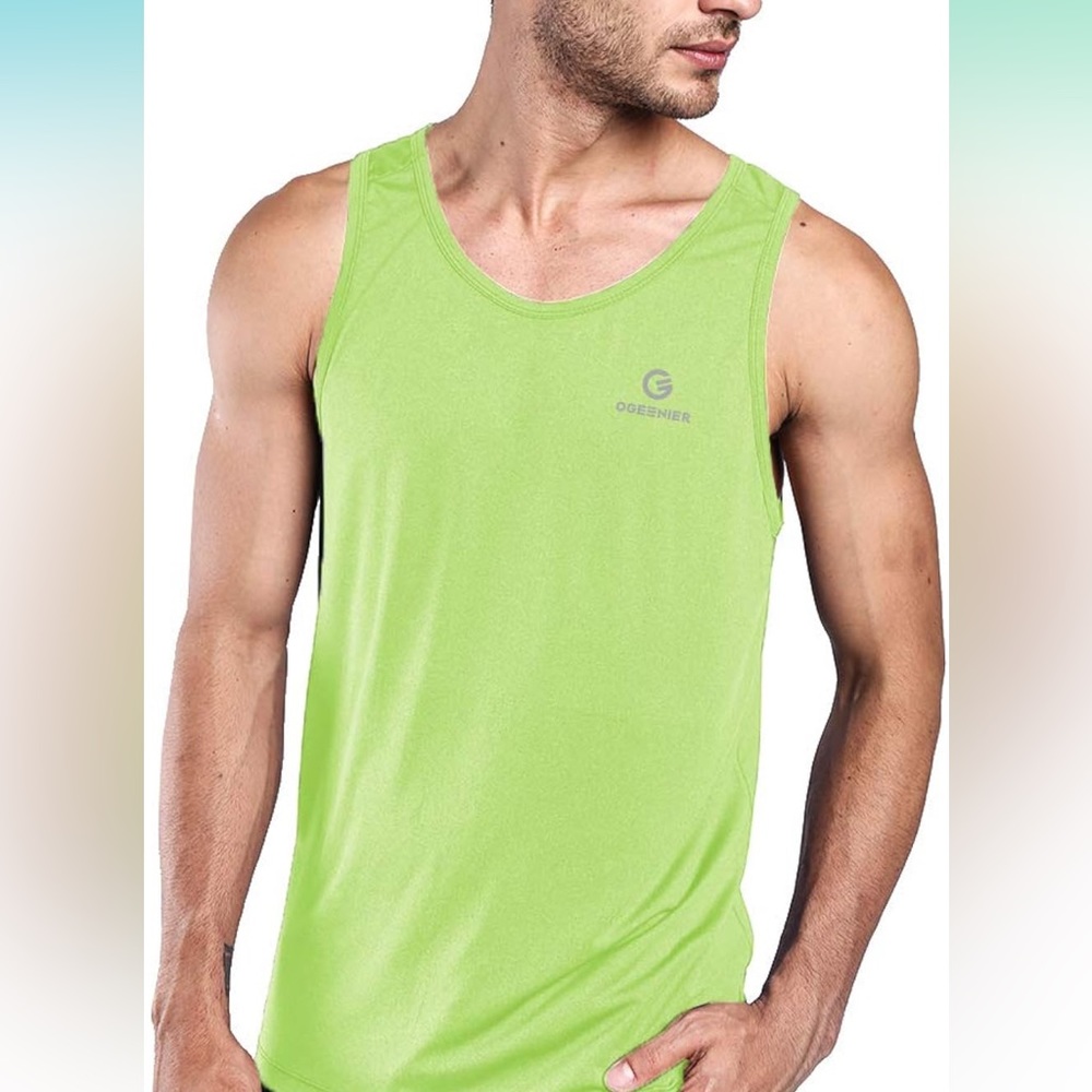 NWT Neon Yellow men’s athletic shirt.